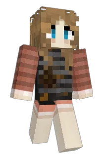 Gril Minecraft avatar full body