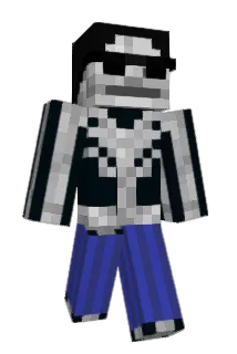 Grinnzix Minecraft avatar full body