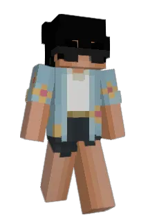 Grinsekatze Minecraft avatar full body