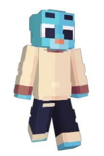 Gumballl Minecraft avatar full body