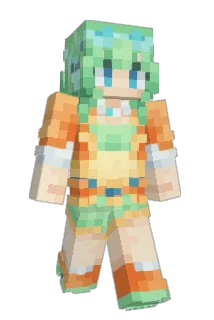 GumiSynthV Minecraft avatar full body