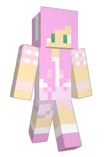 Gummipanda Minecraft avatar full body