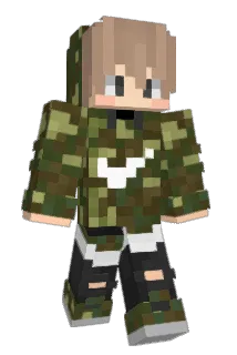 GusXl Minecraft avatar full body