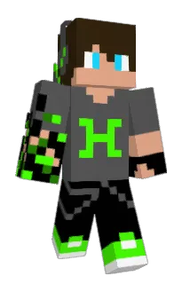 H0ODEDCROW Minecraft avatar full body
