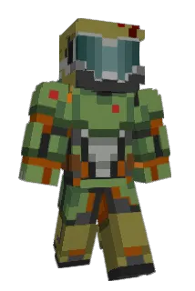H3Bionic Minecraft avatar full body