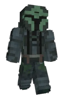 H3LLSCR33N Minecraft avatar full body