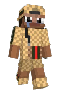 H4mbean Minecraft avatar full body