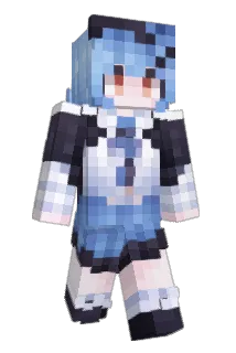HEIBAIXIAO Minecraft avatar full body