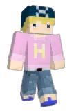 HMitten Minecraft avatar full body