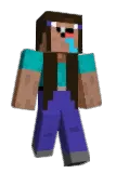 HUY87VN Minecraft avatar full body