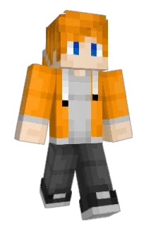 H_Orange Minecraft avatar full body