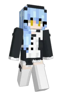 Haachiman Minecraft avatar full body