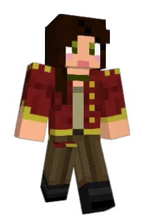 Haarwhen Minecraft avatar full body