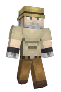 Hackedia Minecraft avatar full body