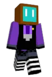 HalGlitchtex Minecraft avatar full body