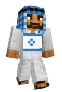 HalalJewish Minecraft avatar full body