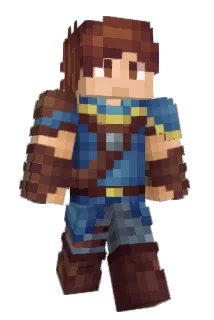 Halbrave Minecraft avatar full body