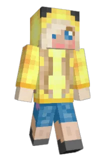 Haleychu Minecraft avatar full body