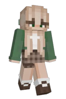 HalleCat Minecraft avatar full body
