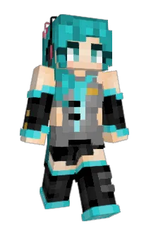 Halogurl Minecraft avatar full body