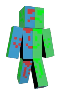 Hamburgarmannen Minecraft avatar full body