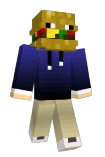 Hamburger_Boy_ Minecraft avatar full body