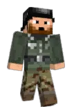 HammerDax Minecraft avatar full body