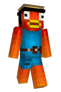 Hampedampee Minecraft avatar full body