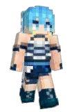 Hanaame Minecraft avatar full body
