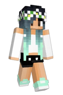 Hanabena Minecraft avatar full body
