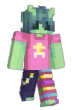 Hanatathrash Minecraft avatar full body