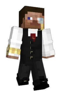 HandsomeAndRich Minecraft avatar full body