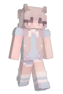 HappiPeach Minecraft avatar full body