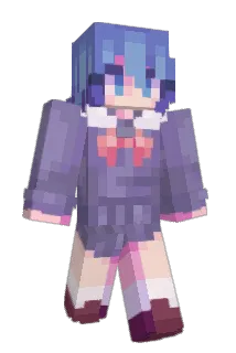 HarukaKiritani Minecraft avatar full body