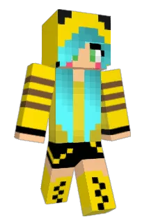 HastuneMiku Minecraft avatar full body