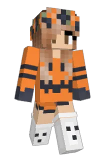 Hatomi Minecraft avatar full body