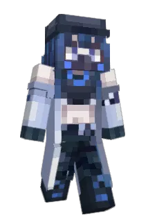 Hatsenpai Minecraft avatar full body