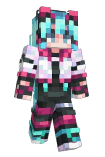 HatsuneMikuSRCW Minecraft avatar full body