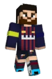 Hattrick Minecraft avatar full body