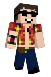 HawaiianDude Minecraft avatar full body