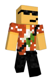 HawaiianOrange Minecraft avatar full body