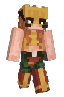Hawkegirl Minecraft avatar full body