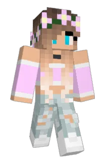 Heartluv Minecraft avatar full body