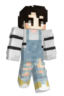 Heartsbroken Minecraft avatar full body