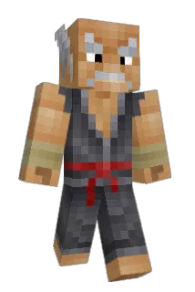 HeihachiMishima Minecraft avatar full body