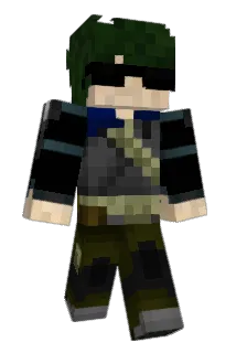 Heineeken Minecraft avatar full body