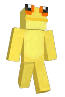 Hellbender Minecraft avatar full body