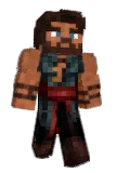 Hercule_poirot_ Minecraft avatar full body