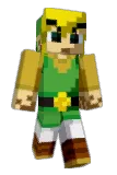 HeroLinkTriforce Minecraft avatar full body