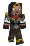 HexavierGold Minecraft avatar full body